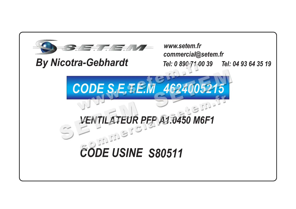 4624005215-VENTILATEUR NICOTRA GEBHARDT PFP A1.0450 M6F1 *S80511* 2