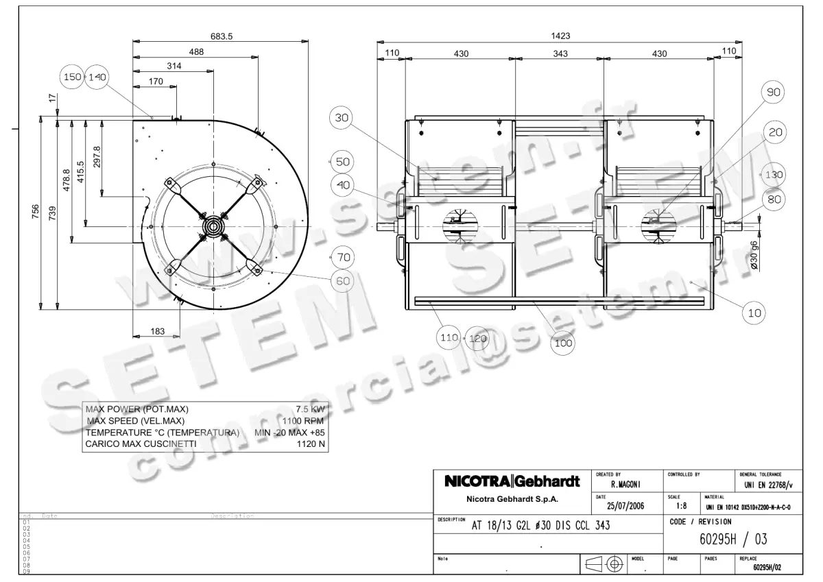 4624006029-VENTILATEUR NICOTRA GEBHARDT AT18/13G2L *60295H*