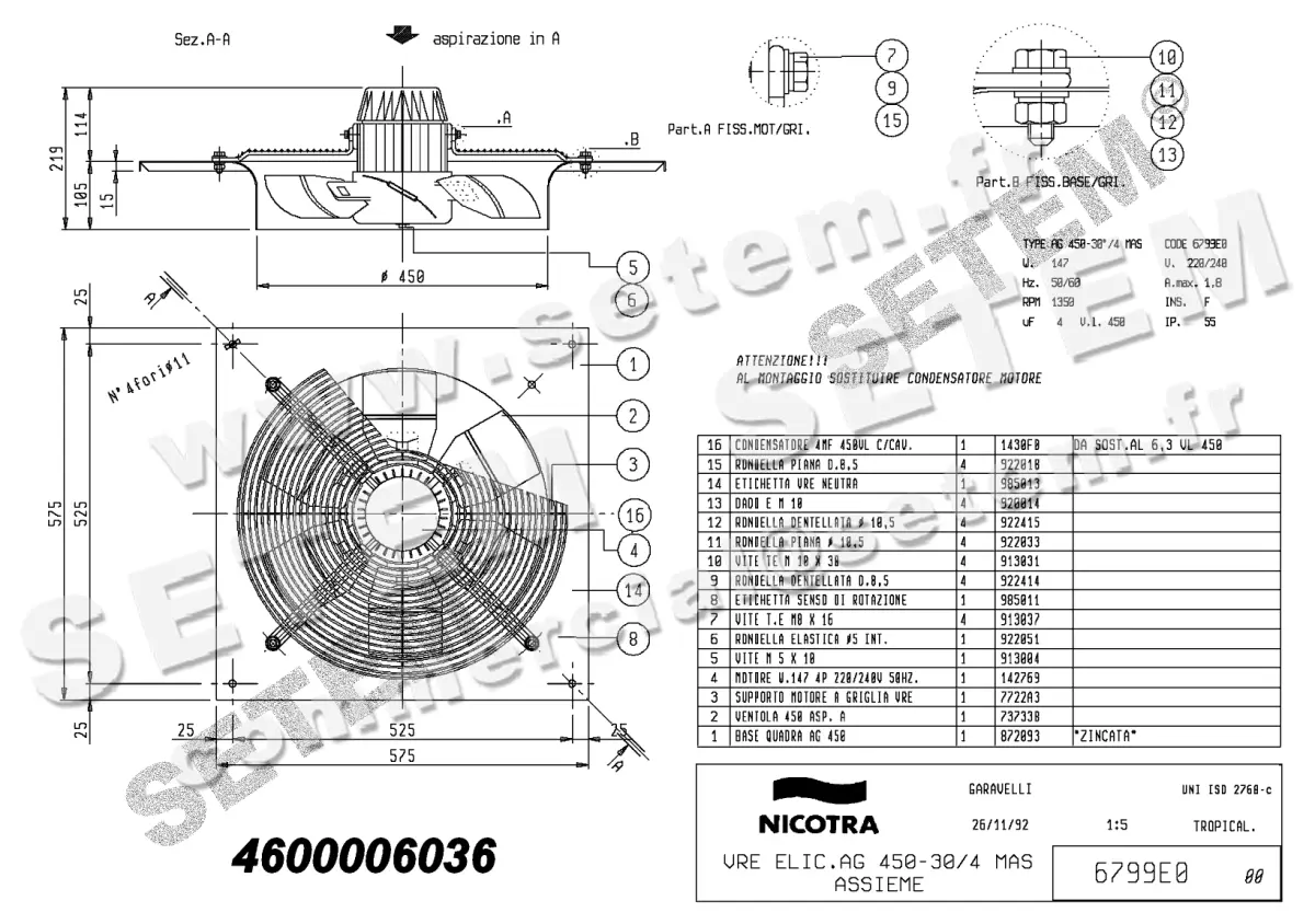 4624006036-VENTILATEUR NICOTRA GEBHARDT AG450.30.4MA *6799*