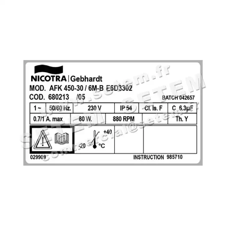 4624006409-VENTILATEUR NICOTRA GEBHARDT AFK450.30/6M.B E6D3302 *680213* 3