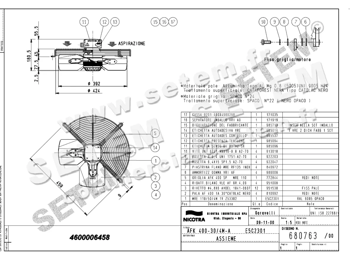 4624006458-VENTILATEUR NICOTRA GEBHARDT AFK400.30.4MA *680763*