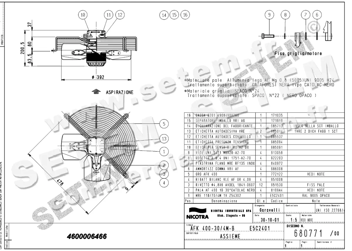 4624006466-VENTILATEUR NICOTRA GEBHARDT AFK400.30.4MB *680771*