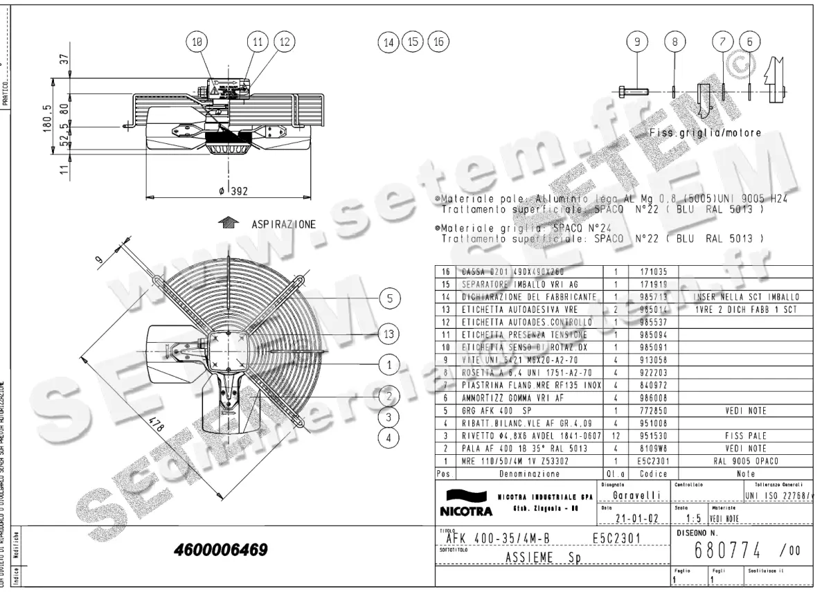 4624006469-VENTILATEUR NICOTRA GEBHARDT AFK400.35.4MB *680774*