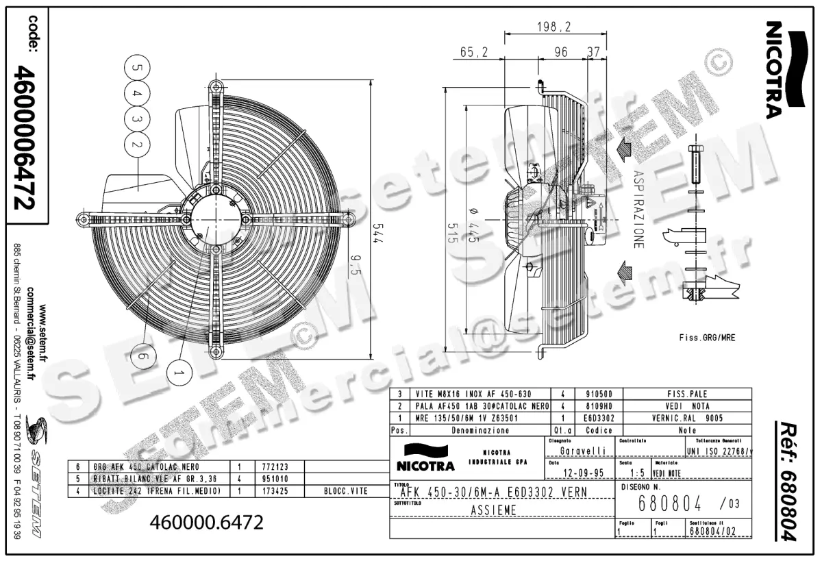 4624006472-VENTILATEUR NICOTRA GEBHARDT AFK450.30/6M.A E6D3302 *680804* 2