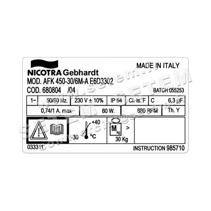 4624006472-VENTILATEUR NICOTRA GEBHARDT AFK450.30/6M.A E6D3302 *680804* 3