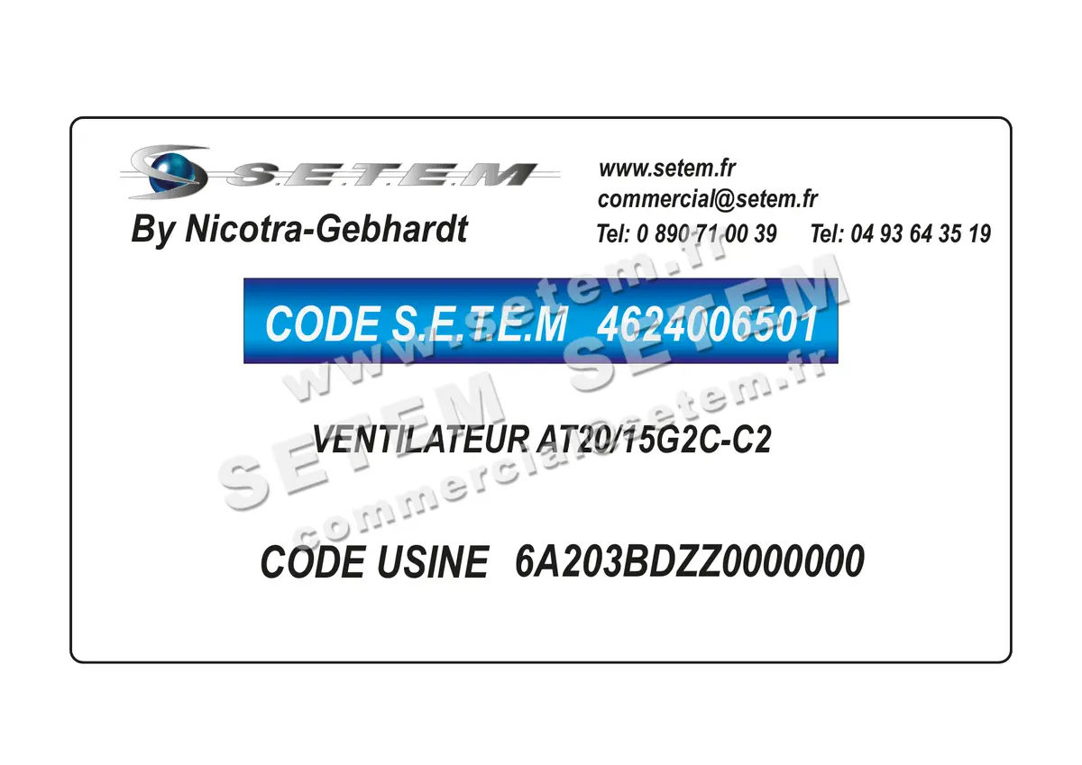 4624006501-VENTILATEUR NICOTRA GEBHARDT AT20/15G2C-C2 *6A203BDZZ0000000*