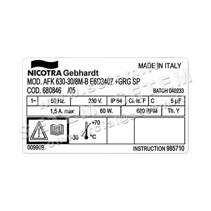 4624006505-VENTILATEUR NICOTRA GEBHARDT AFK630.30/8M.B E6D3407 *680846* 3