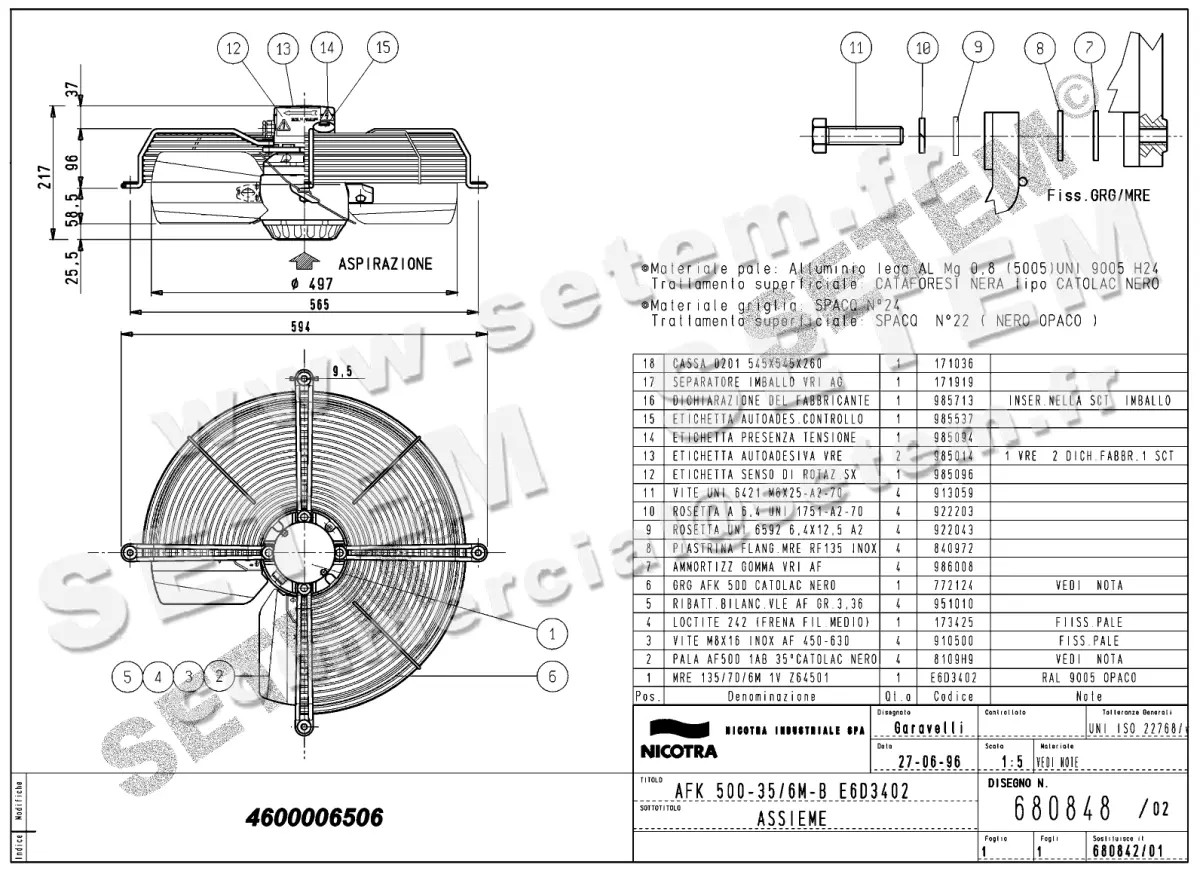 4624006506-VENTILATEUR NICOTRA GEBHARDT AFK500.35.6MB *680848*