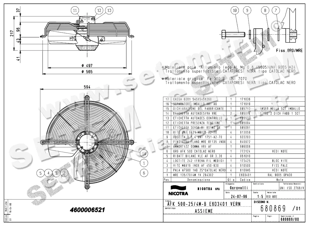 4624006521-VENTILATEUR NICOTRA GEBHARDT AFK500.25.4MB *680869*