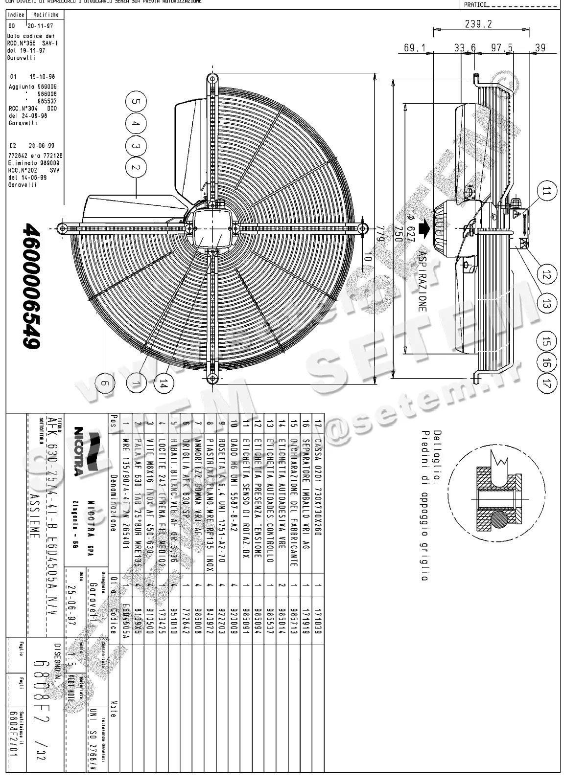 4624006549-VENTILATEUR NICOTRA GEBHARDT AFK630.25/4.4TB E6D4505A *6808F2*