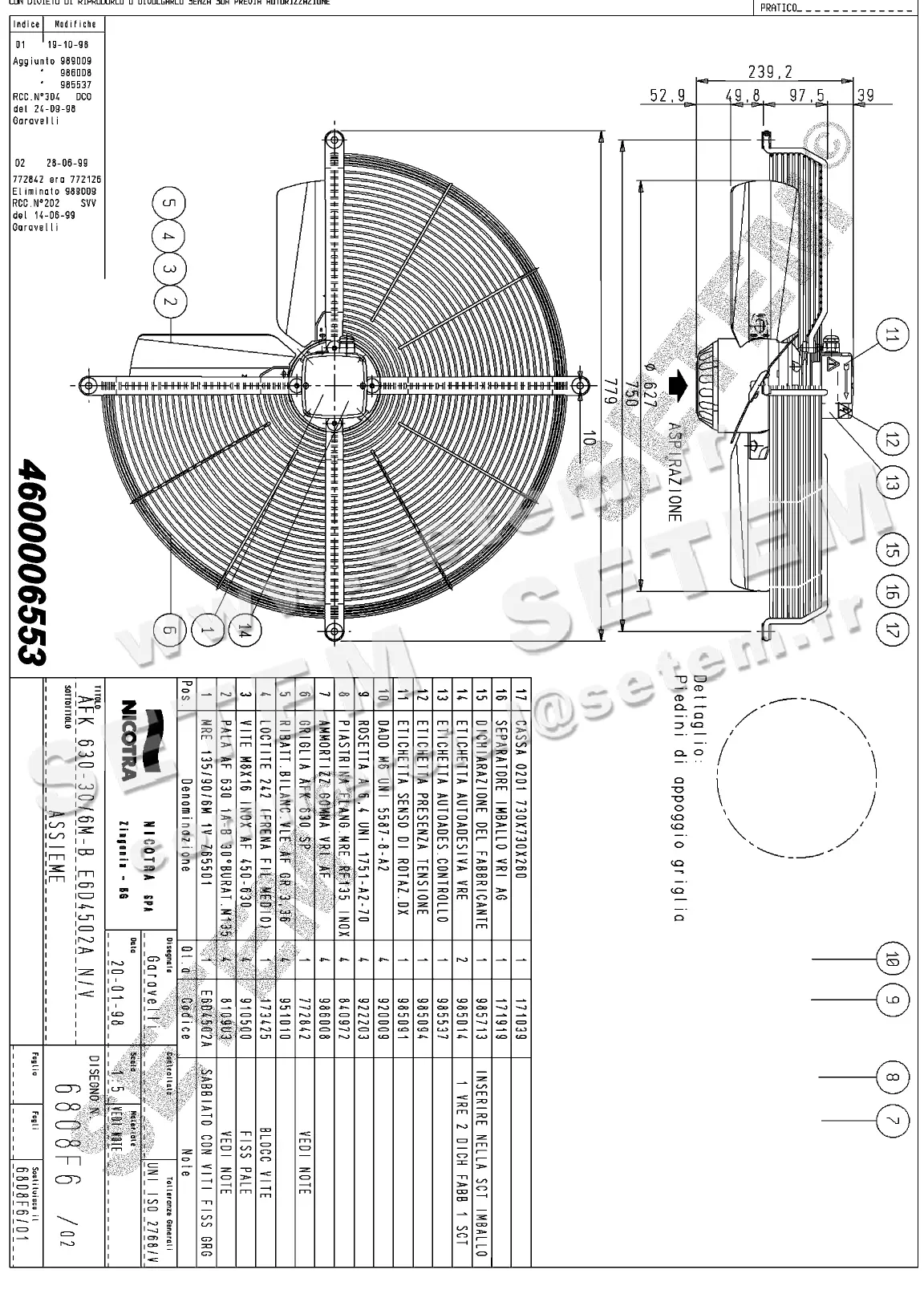 4624006553-VENTILATEUR NICOTRA GEBHARDT AFK630.30.6MB *6808F6*