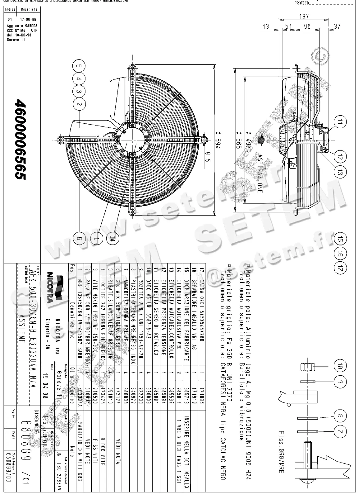 4624006565-VENTILATEUR NICOTRA GEBHARDT AFK500.30.6MB *6808G9*