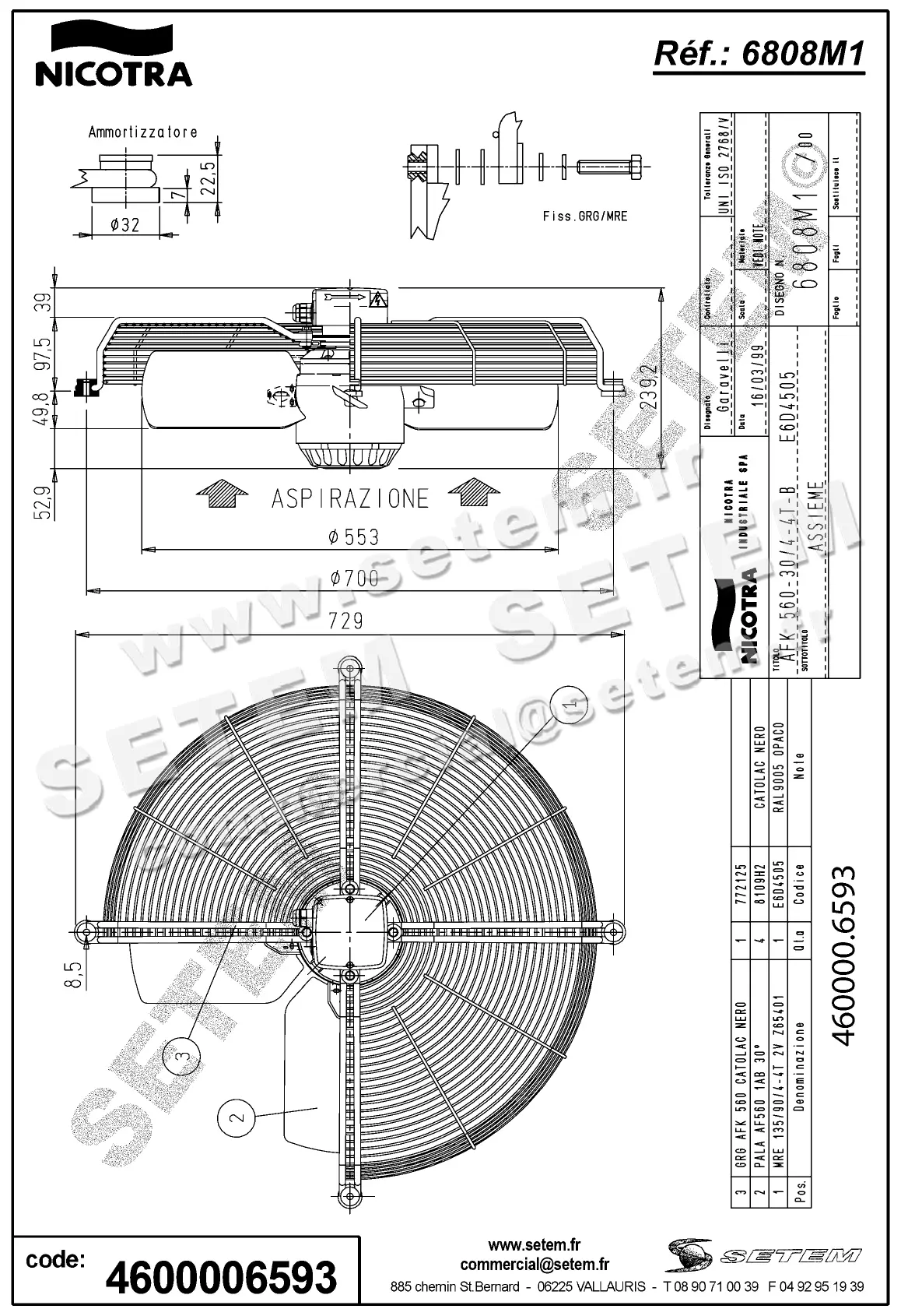 4624006593-VENTILATEUR NICOTRA GEBHARDT AFK560.30/4.4T.B E6D4505 *6808M1* 2