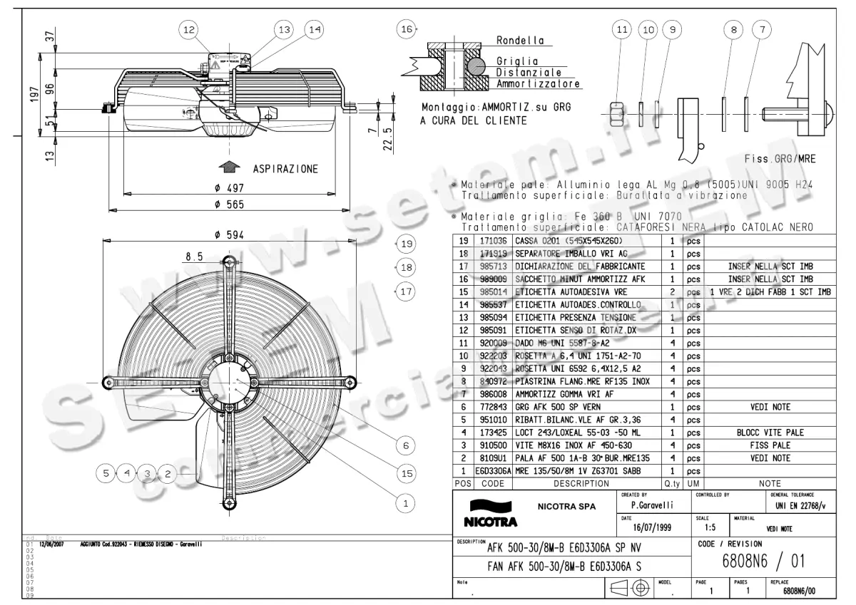 4624006607-VENTILATEUR NICOTRA GEBHARDT AFK500.30.8MB *6808N6*