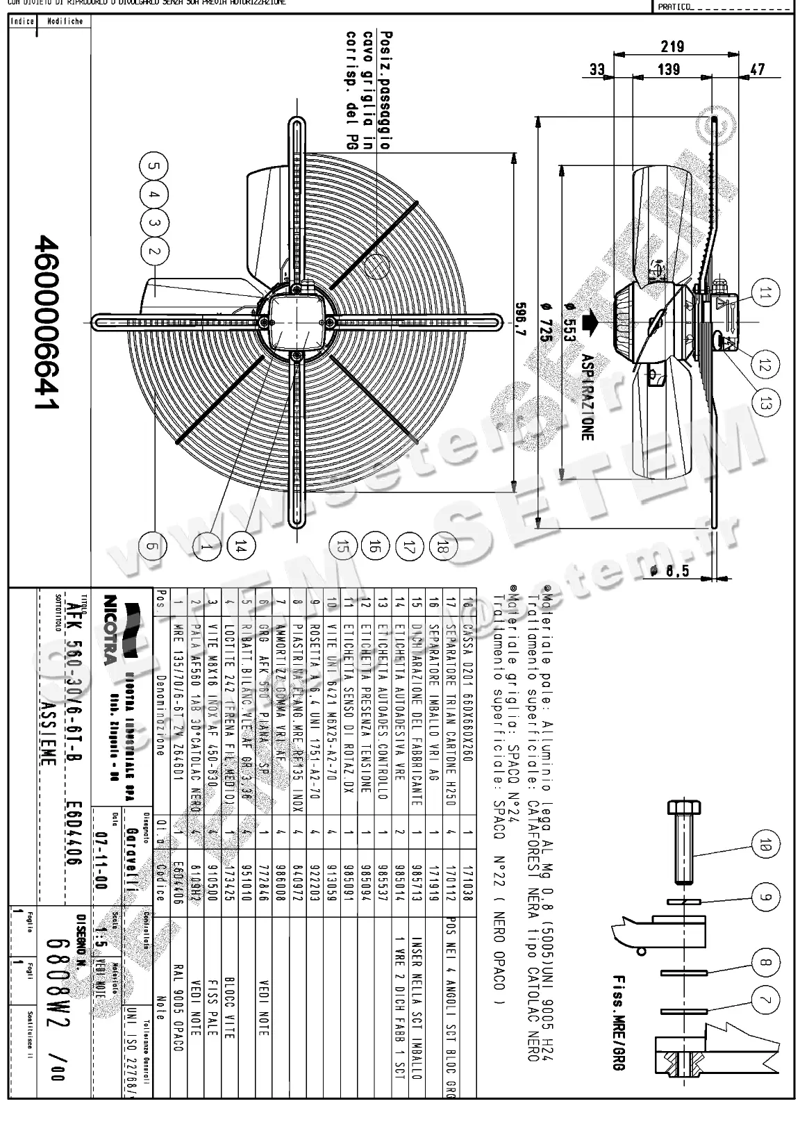 4624006641-VENTILATEUR NICOTRA GEBHARDT AFK560.30.6TB *6808W2*