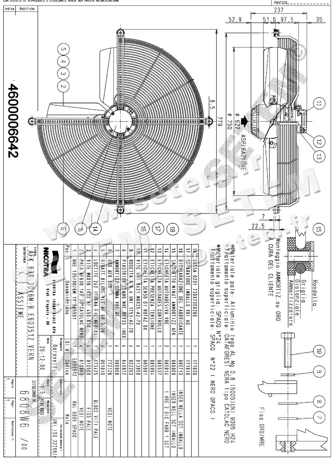 4624006642-VENTILATEUR NICOTRA GEBHARDT AFK630.30.6MB *6808W6*
