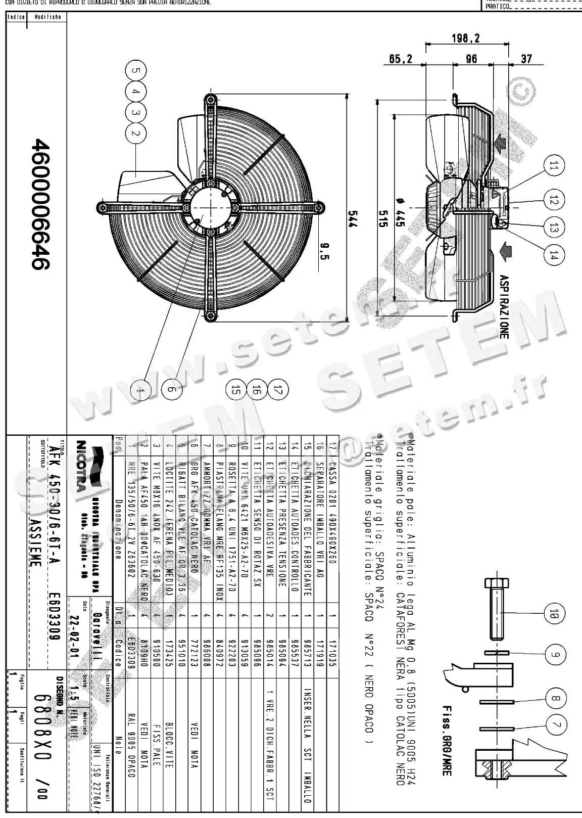 4624006646-VENTILATEUR NICOTRA GEBHARDT AFK450.30.6TA *6808X0*