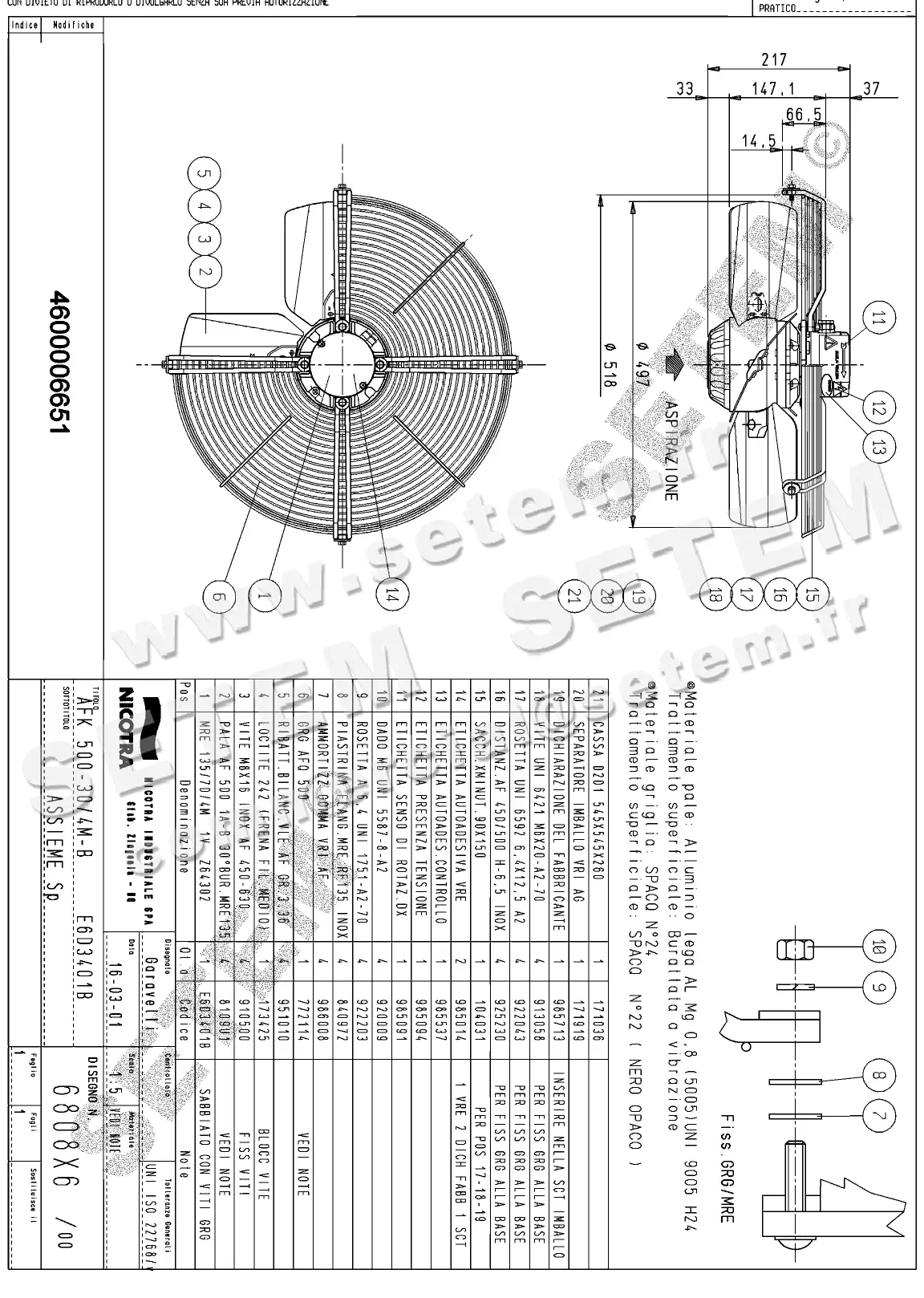 4624006651-VENTILATEUR NICOTRA GEBHARDT AFK500.30.4MB *6808X6*