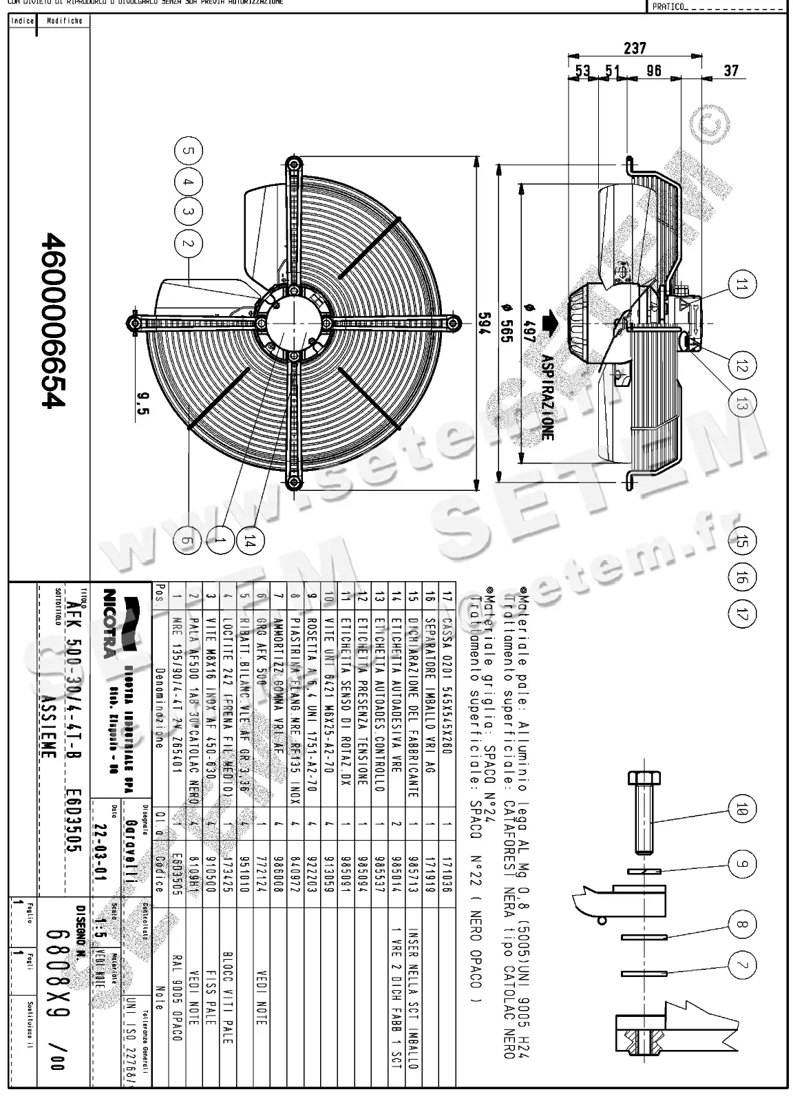 4624006654-VENTILATEUR NICOTRA GEBHARDT AFK500.30.4TB *6808X9*