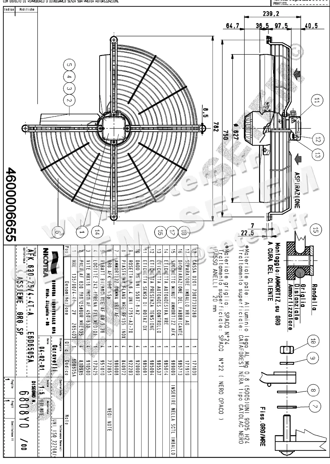 4624006655-VENTILATEUR NICOTRA GEBHARDT AFK630.25.4TA *6808Y0*