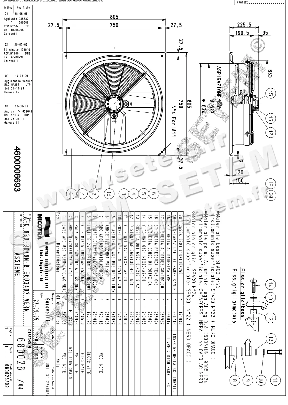 4624006693-VENTILATEUR NICOTRA GEBHARDT AFQ630.30/8M.B E6D3407 *680026*