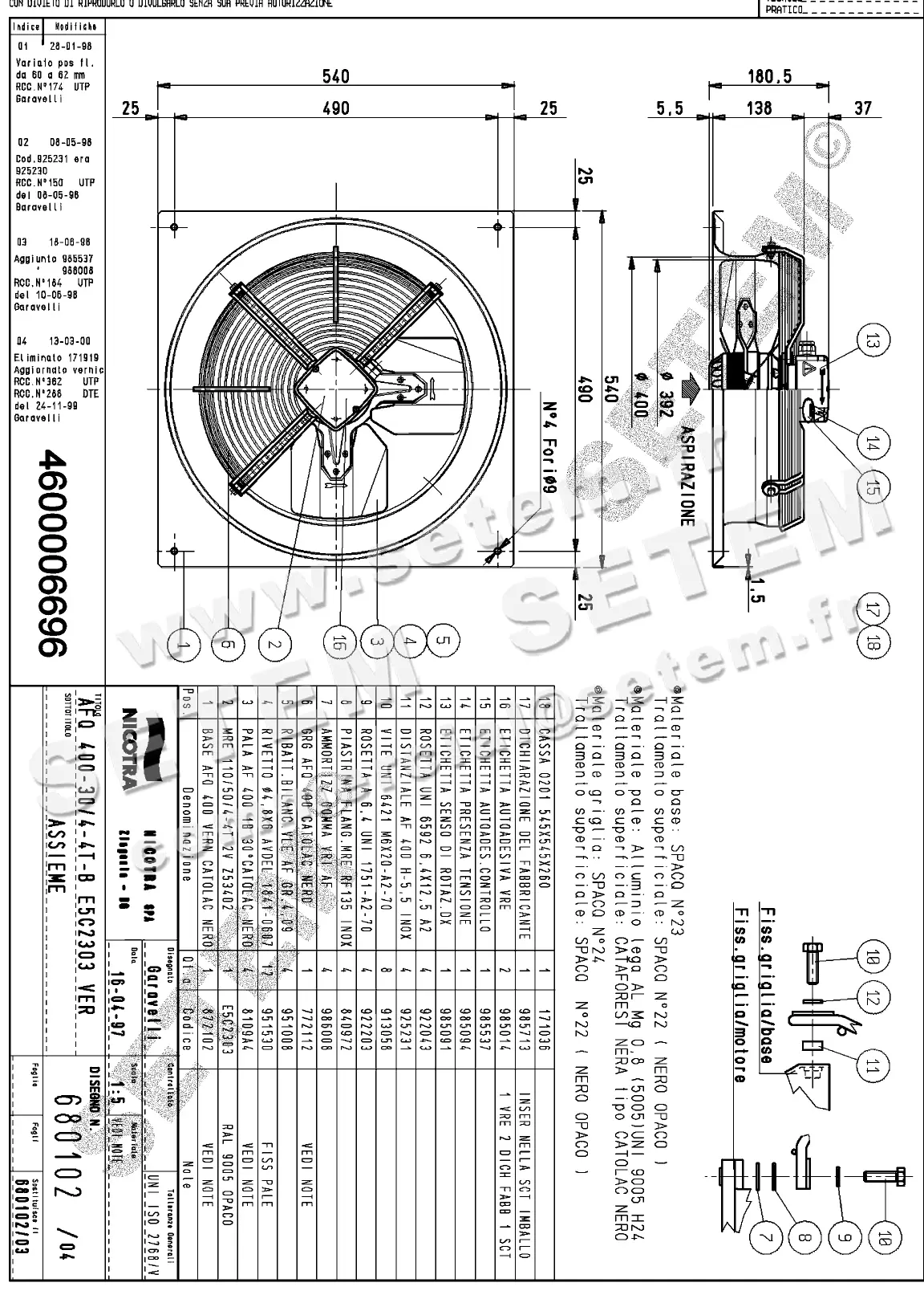 4624006696-VENTILATEUR NICOTRA GEBHARDT AFQ400.30/4T.B E5C2303 *680102*