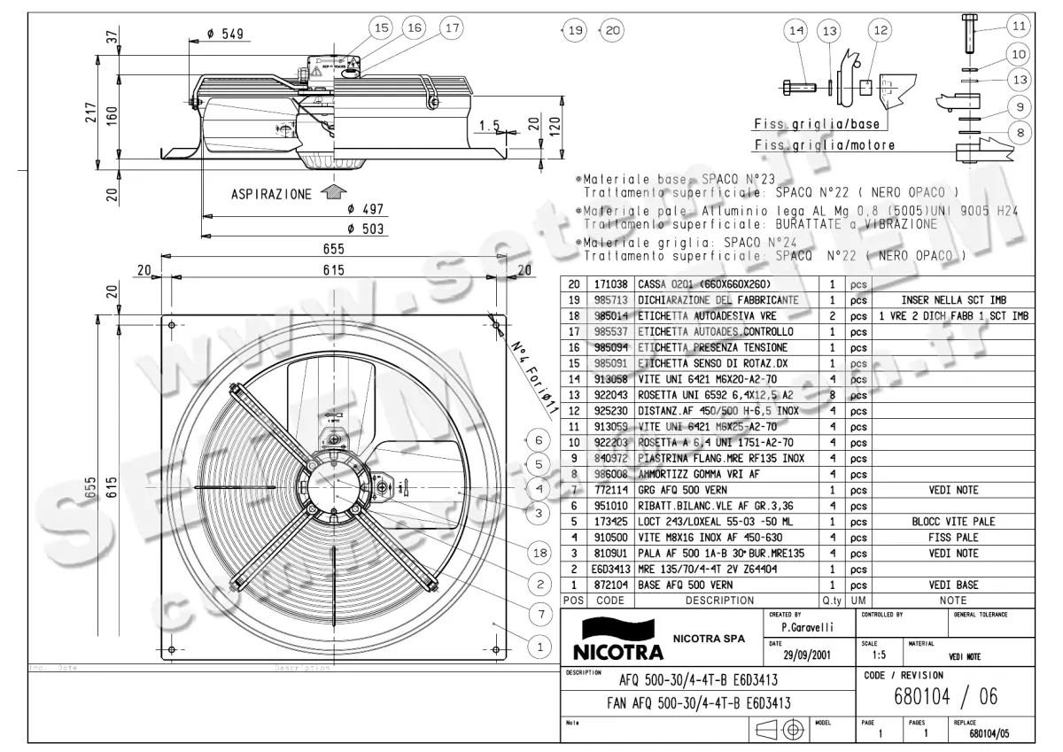 4624006698-VENTILATEUR NICOTRA GEBHARDT AFQ500.30/4.4T.B E6D3413 *680104*