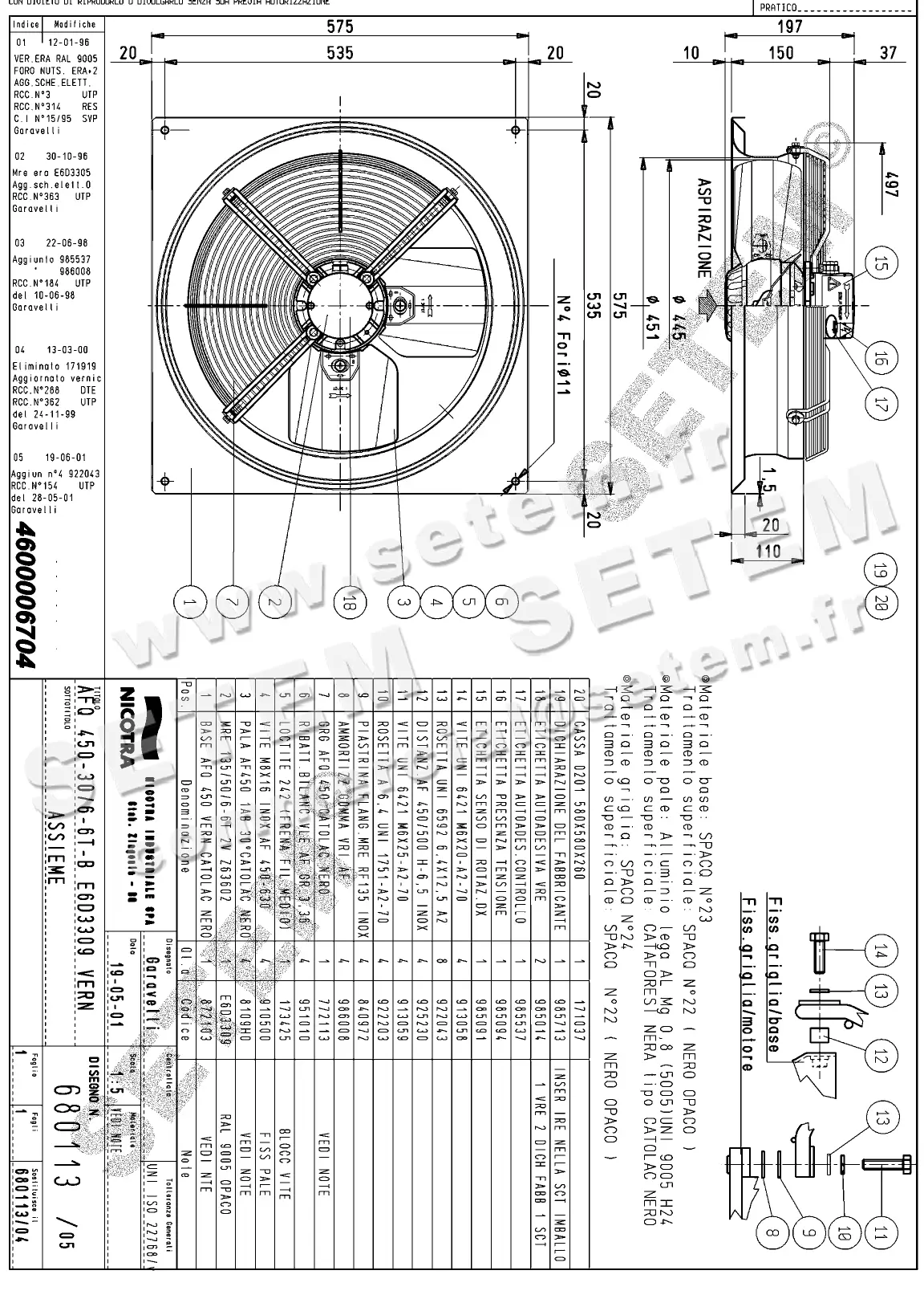 4624006704-VENTILATEUR NICOTRA GEBHARDT AFQ450.30/6T.B E6D3309 *680113*