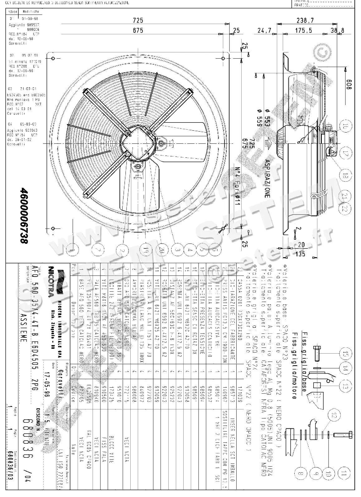 4624006738-VENTILATEUR NICOTRA GEBHARDT AFQ560.35/4.4T.B E6D4505 *680836*
