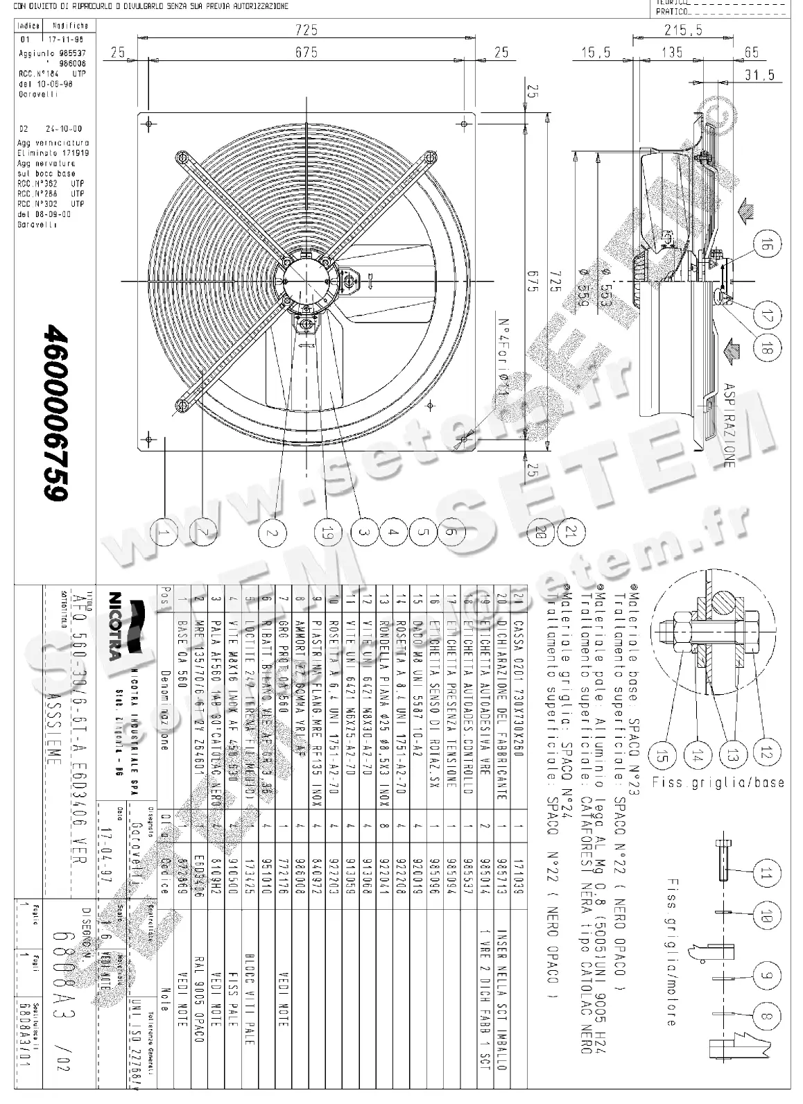 4624006759-VENTILATEUR NICOTRA GEBHARDT AFQ560.30/6.6T.A E6D3406 *6808A3*