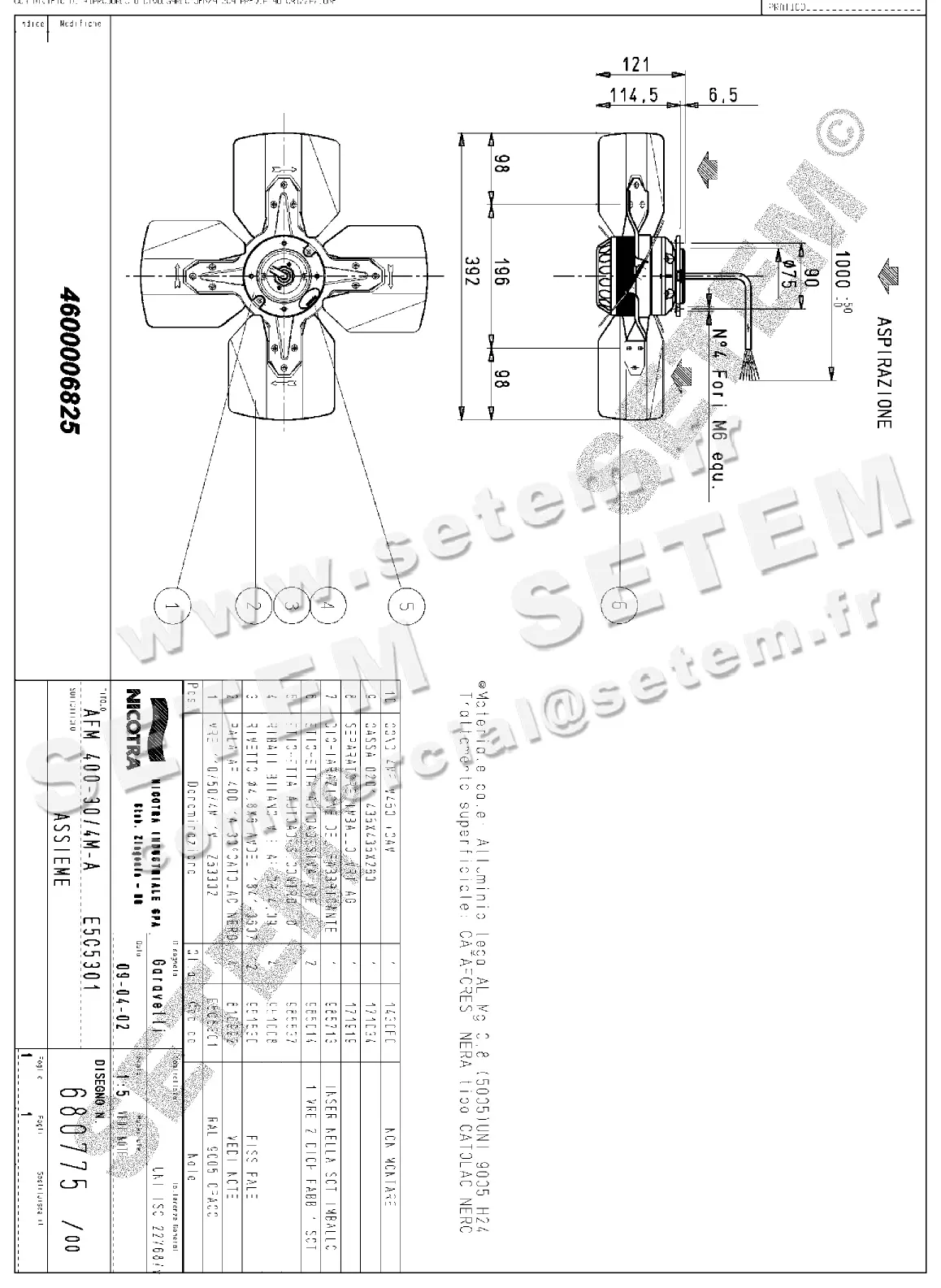 4624006825-MOTOHELICE NICOTRA GEBHARDT AFM400.30.4MA *680775*