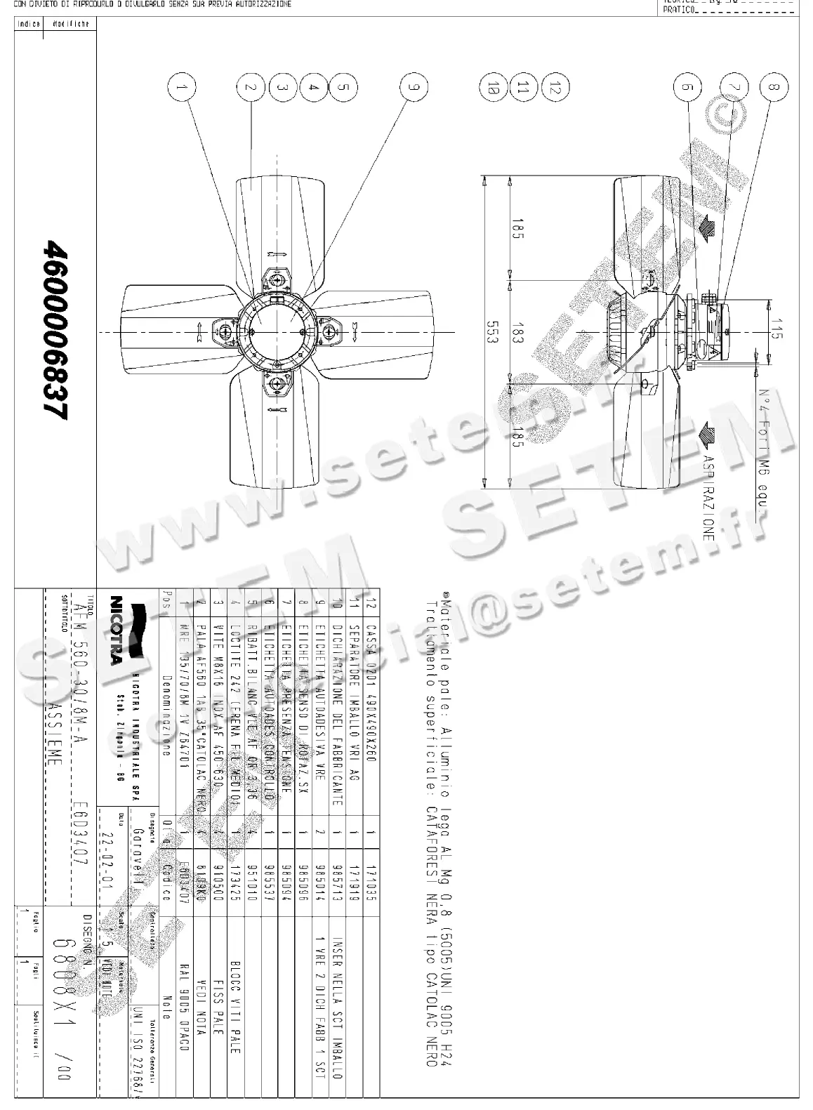 4624006837-MOTOHELICE NICOTRA GEBHARDT AFM560.30.8MA *6808X1*
