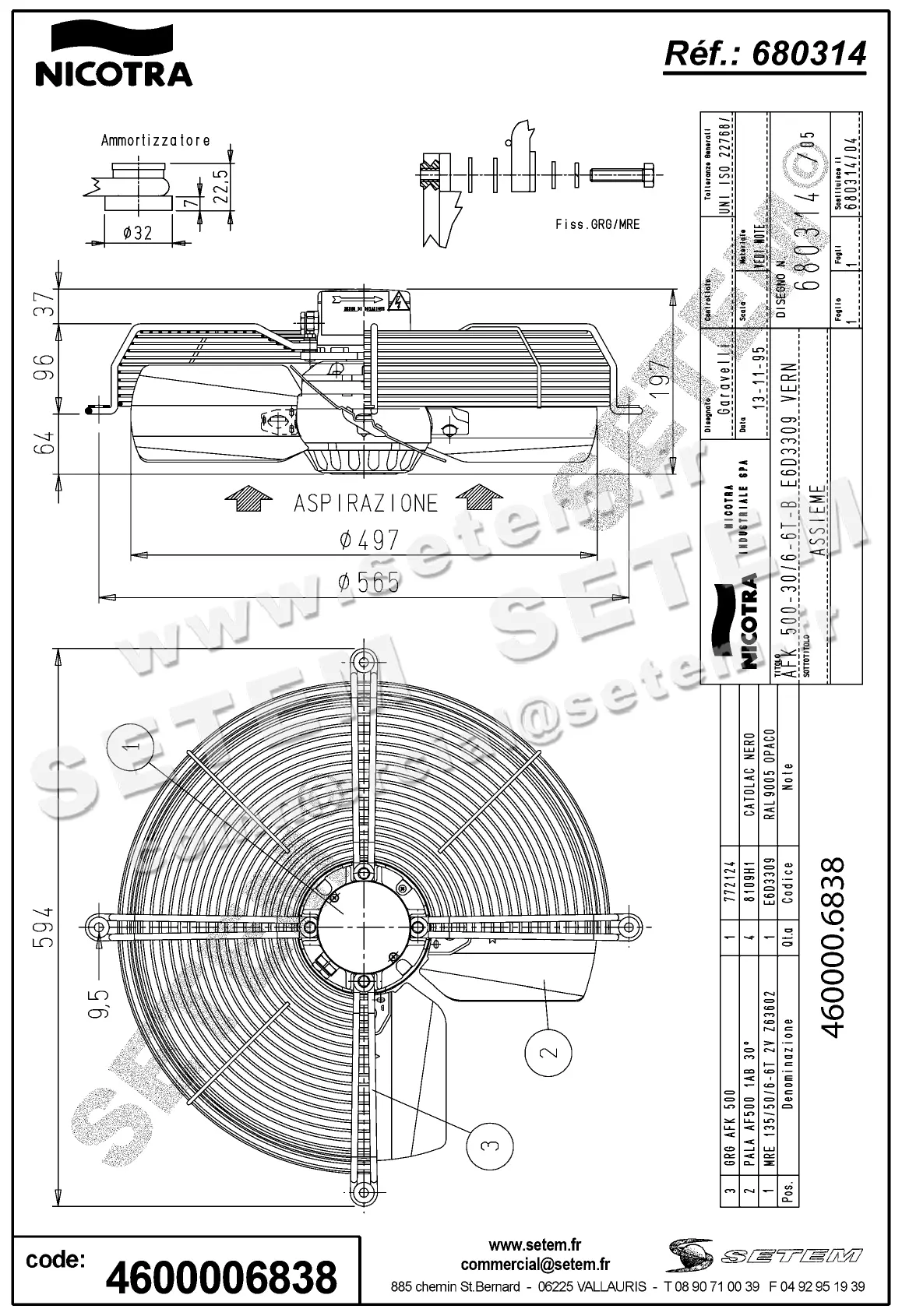 4624006838-VENTILATEUR NICOTRA GEBHARDT AG500.30.6TB E6D3309 *680314* 2