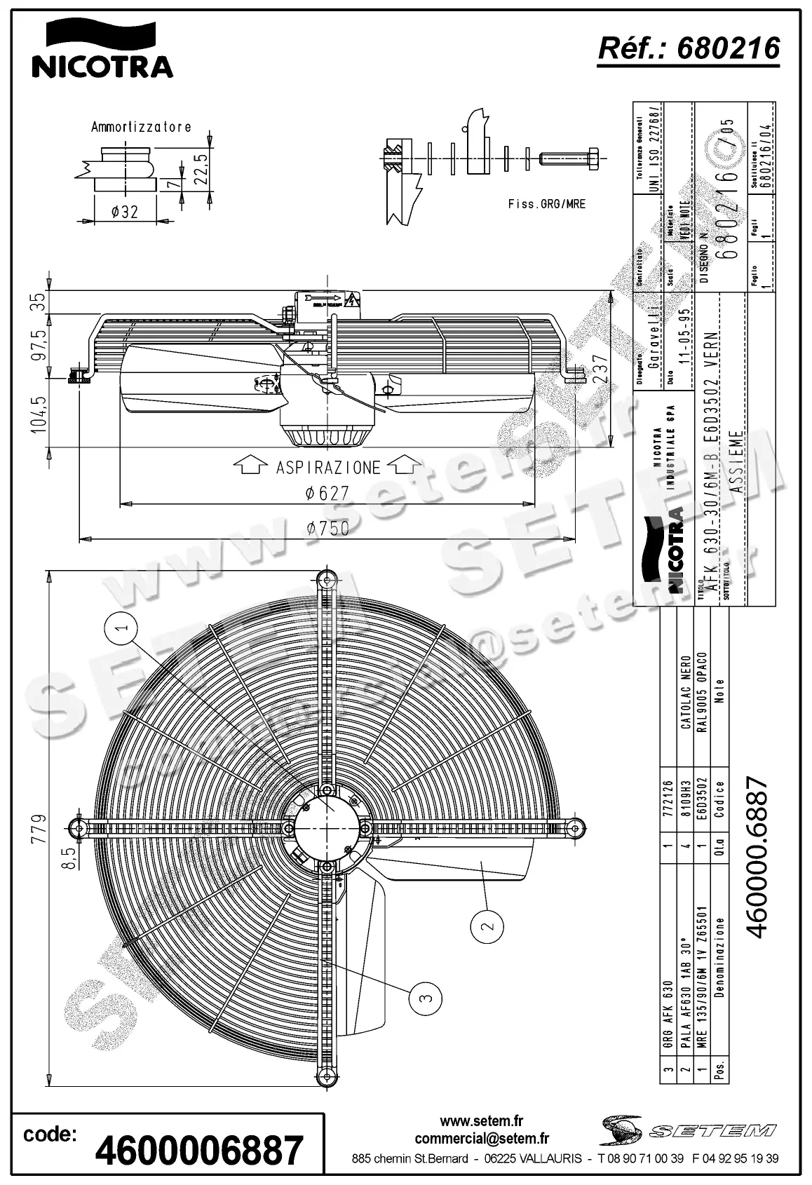 4624006887-VENTILATEUR NICOTRA GEBHARDT AFK630.30/6M.B E6D3502 *680216* 2