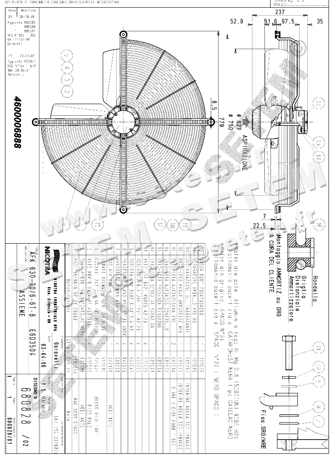 4624006888-VENTILATEUR NICOTRA GEBHARDT AFK630-30/6-6T-B E6D3504 *680828*