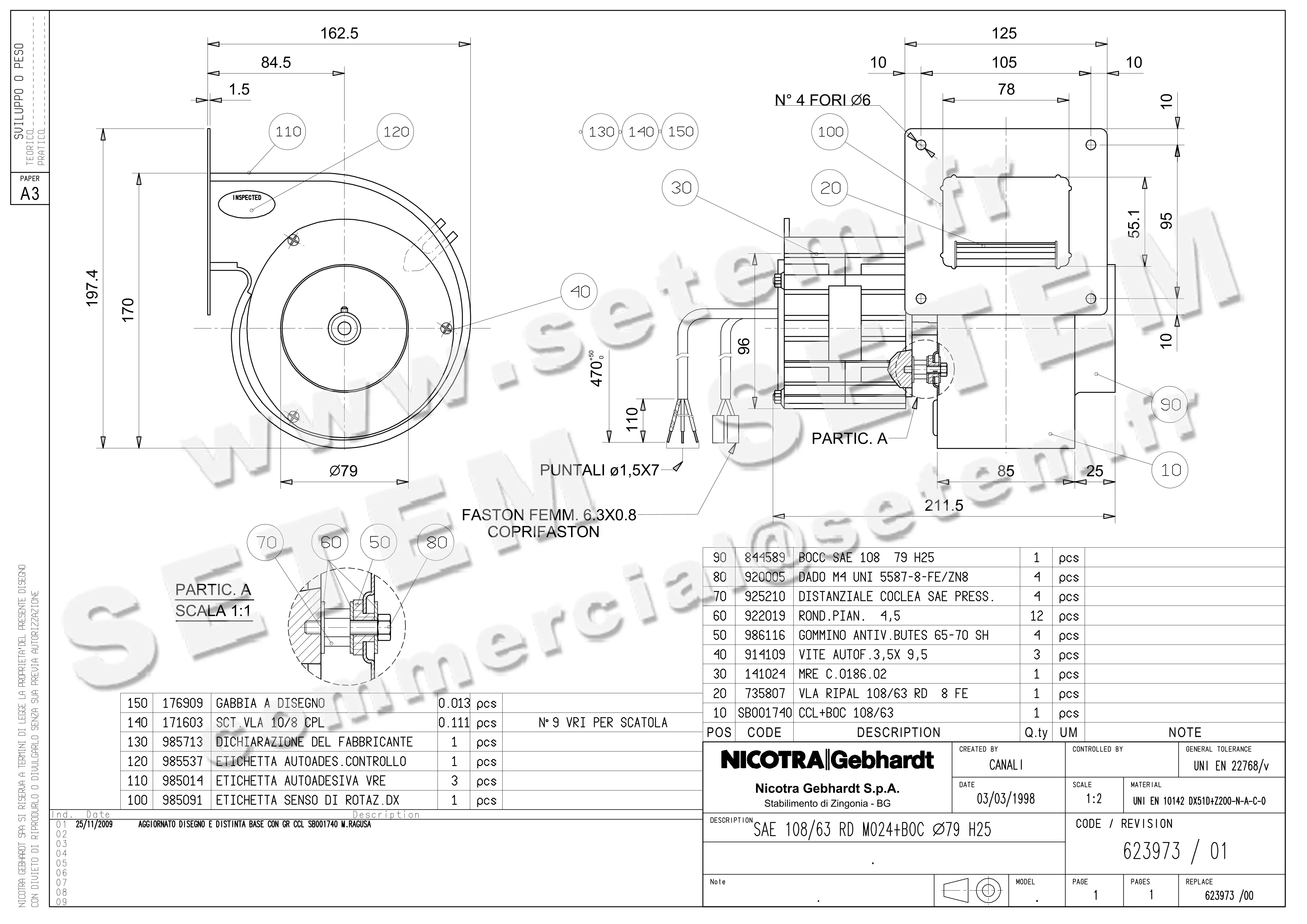 4624006957-VENTILATEUR NICOTRA GEBHARDT SAE108/63RD 20W 2P M230V 1V M024 *623973* 5