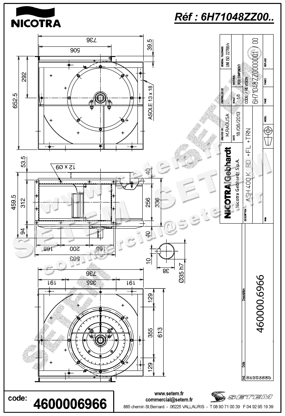 4624006966-VENTILATEUR NICOTRA GEBHARDT ASH400K RD +BR+TRN *6H71048ZZ0000001* 2