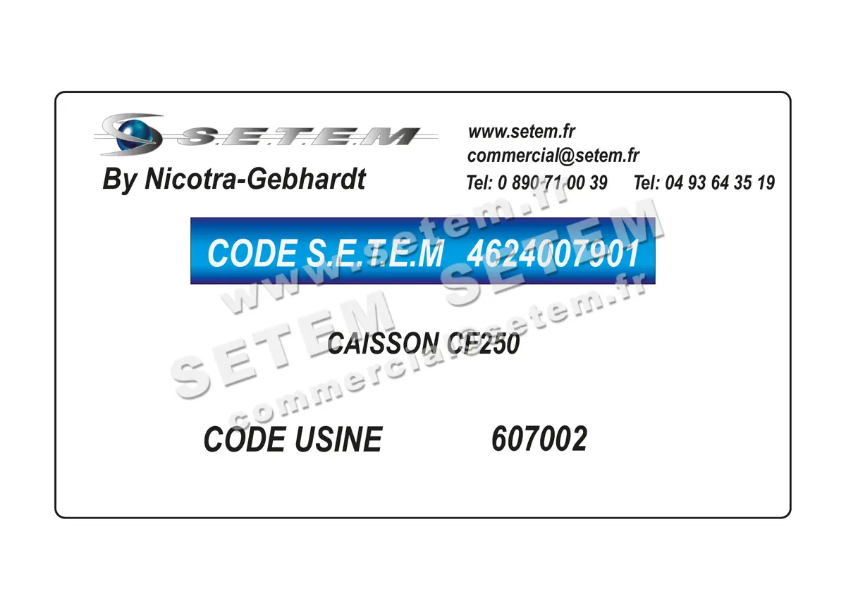 4624007901-CAISSON NICOTRA GEBHARDT CF250 *607002* 3