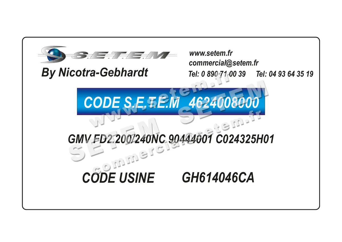 4624008000-GMV NICOTRA GEBHARDT FD2.200/240NC 90444001 "C024325H01" *GH614046CA*