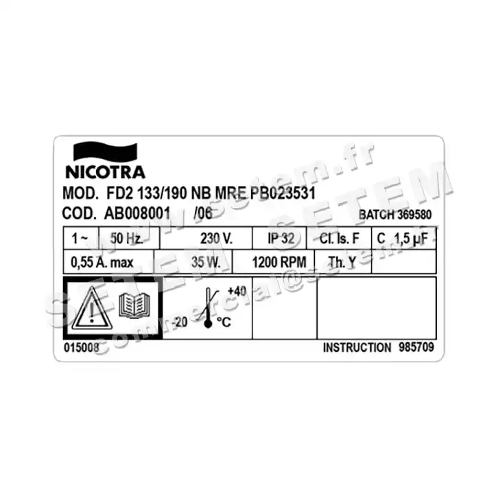 4624008001-GMV NICOTRA GEBHARDT FD2.133/190NB MRE PB023531 *AB008001* 3