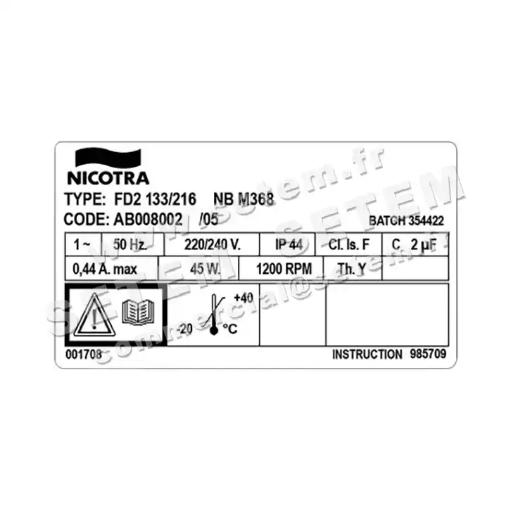 4624008002-GMV NICOTRA GEBHARDT FD2.133/216NB MRE PB023531 *AB008002* 3