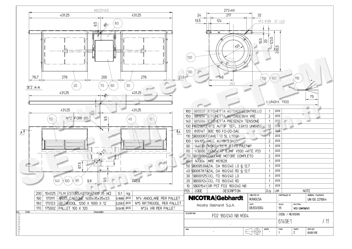 4624008012-GMV NICOTRA GEBHARDT FD2.160/240NB M304 *61490*
