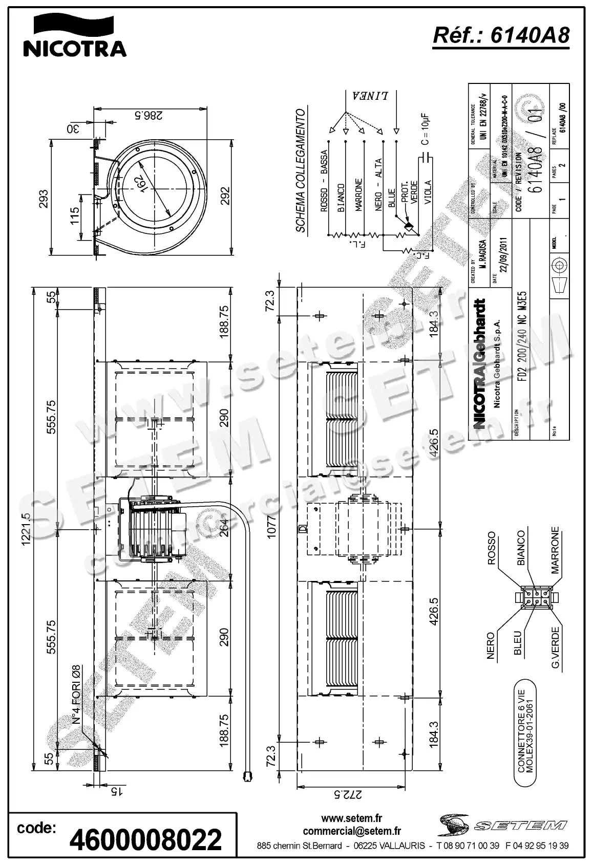 4624008022-GMV NICOTRA GEBHARDT FD2.200/240NC M3E5 "C024325H01" *6140A8* 2