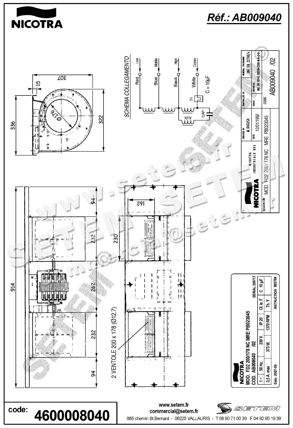 4624008040-GMV NICOTRA GEBHARDT FD2.200/178NC MRE PB023045 *AB009040* 2