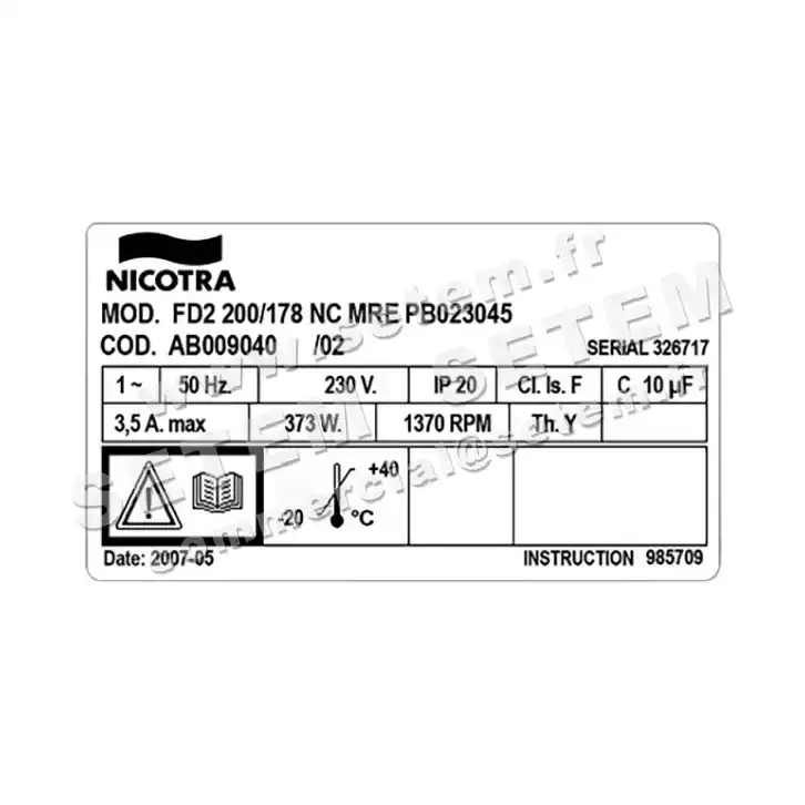 4624008040-GMV NICOTRA GEBHARDT FD2.200/178NC MRE PB023045 *AB009040* 3