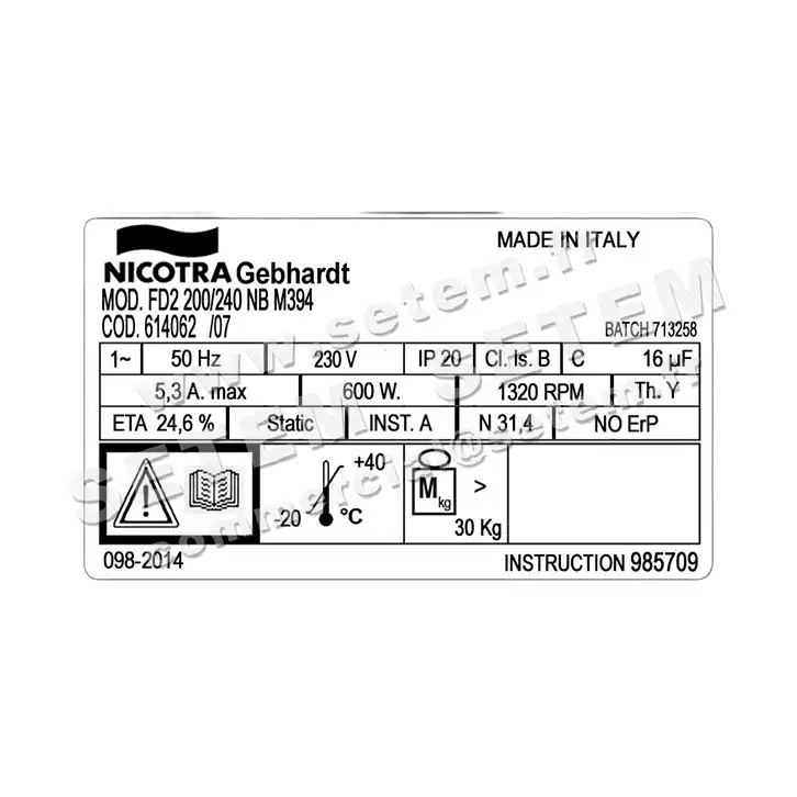 4624008050-GMV NICOTRA GEBHARDT FD2.200/240NB M394 *614062* 5