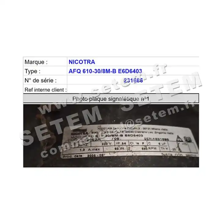 4624008089-VENTILATEUR NICOTRA GEBHARDT AFQ610.30/8M.B E6D5403 *68089A*