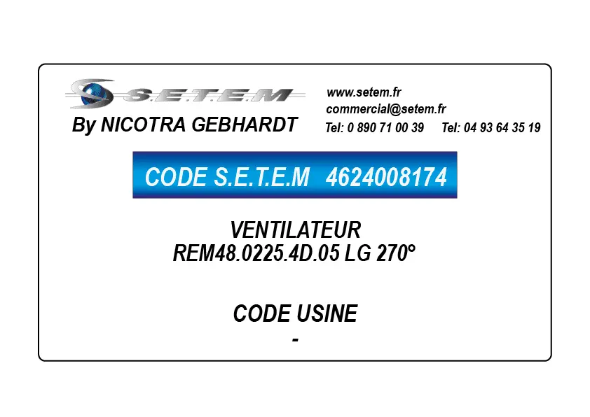 4624008174-VENTILATEUR NICOTRA GEBHARDT REM48.0225.4D.05 LG 270°