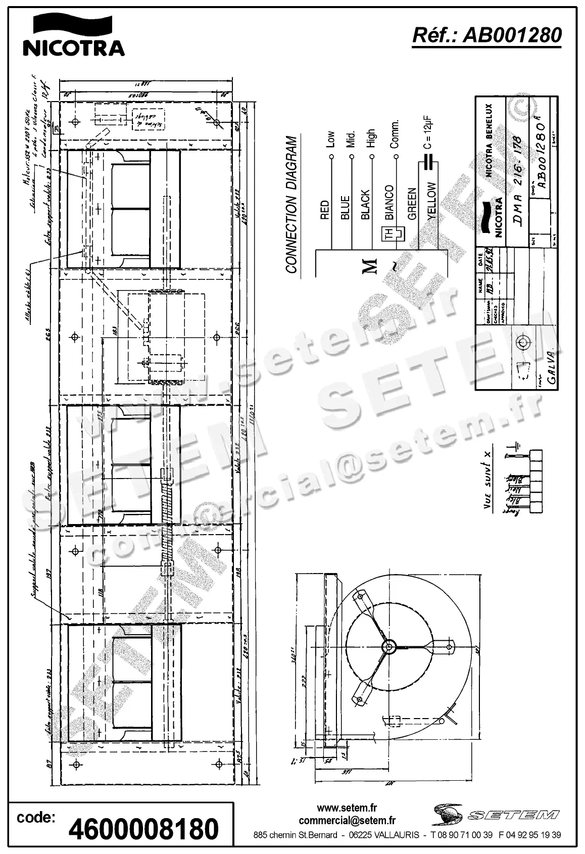 4624008180-GMV NICOTRA GEBHARDT DMA216/178 PB023044 *AB001280* 2