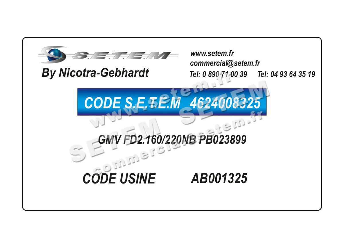 4624008325-GMV NICOTRA GEBHARDT FD2.160/220NB PB023899 *AB001325*